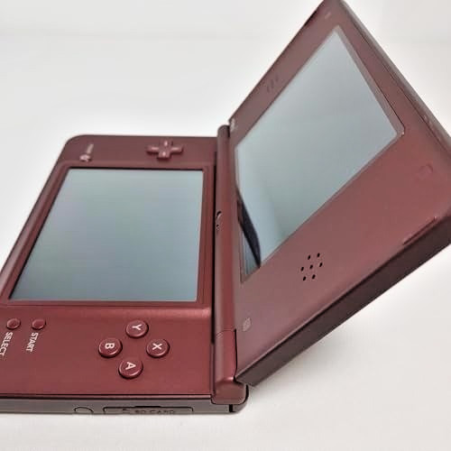 Nintendo DSi LL XL Console Wine Red w/ Stylus Charger Box Japan Tested