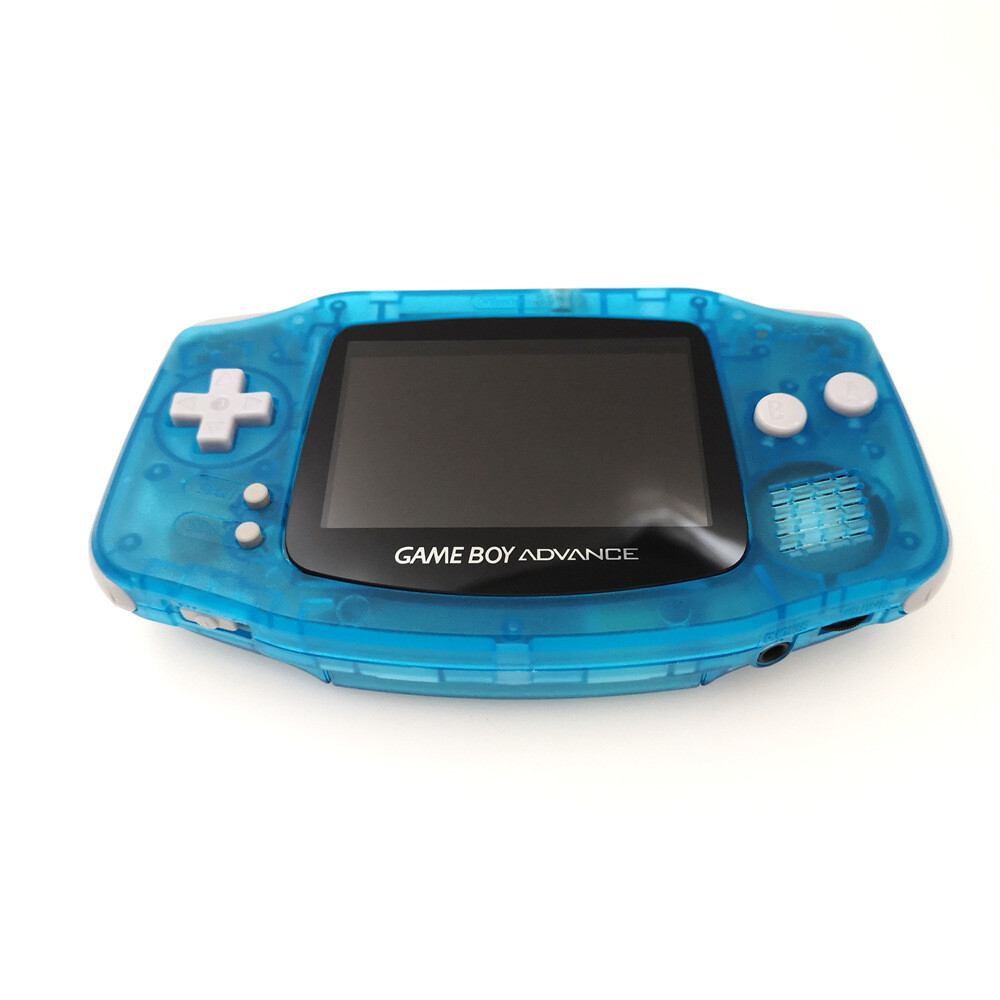 Game Boy Advance GBA Console with iPS Backlight Backlit LCD Console – Light Blue
