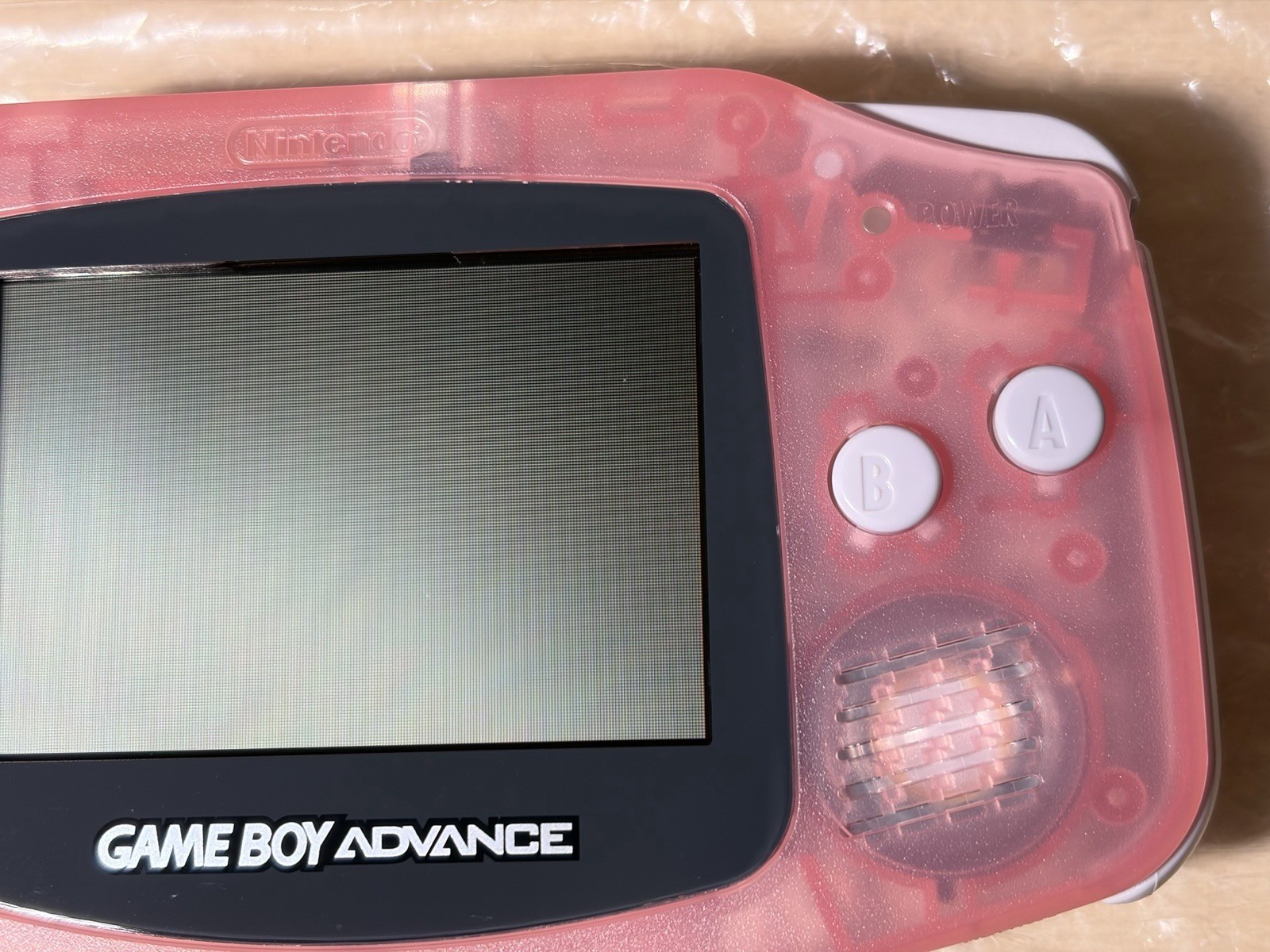 Nintendo GameBoy Advance GBA Pink – 100% Complete Batteries – MINT – Open Box