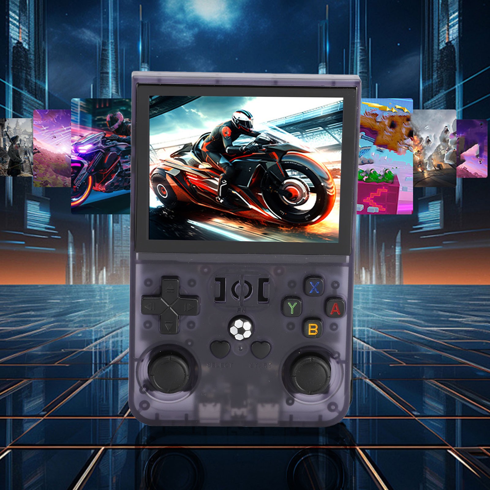 Handheld Game Console 4000MAH Retro Game Console For System 3.5inch I IGJG