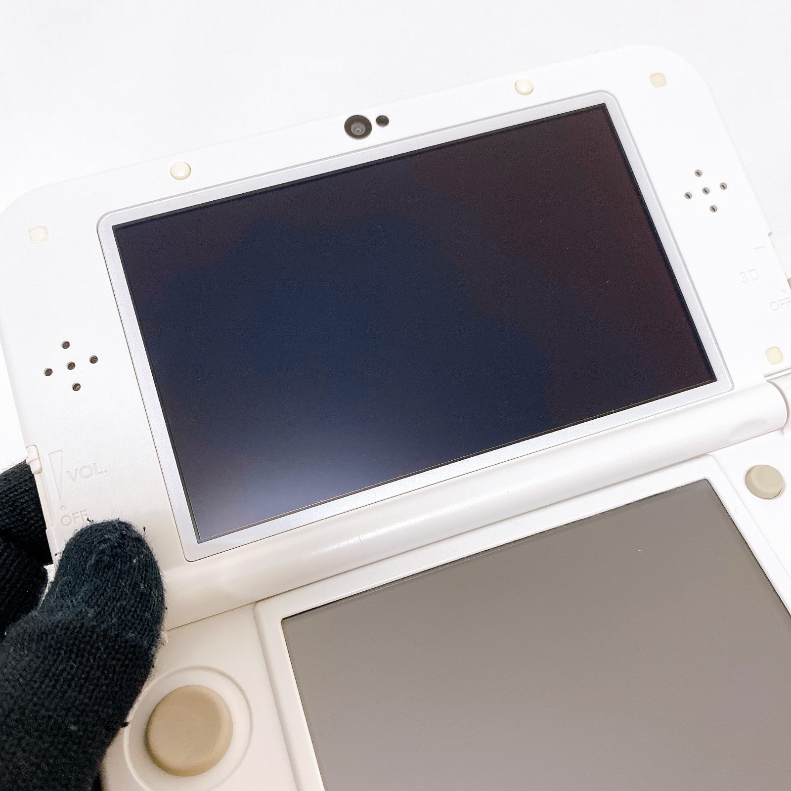 New Nintendo 3DS XL LL Pearl White Console Stylus Japan Tested Working Rank S