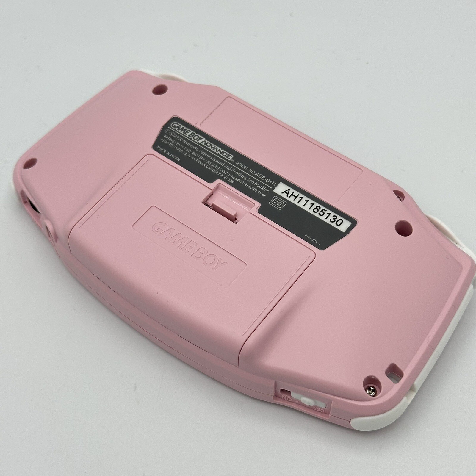 Nintendo Game Boy Advance GBA iPS V2 Backlight Backlit LCD Console Pink & White