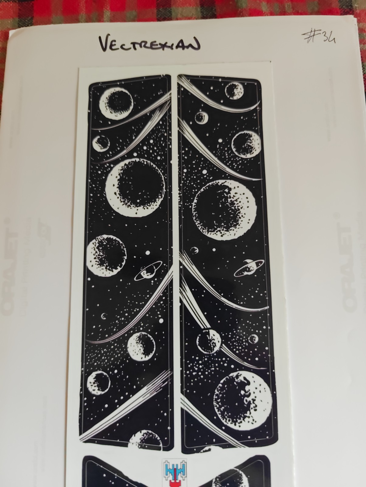 Vectrex Console VectrexWraps Vectrexian, 1st Edition 35/35 Limited Rare 2014