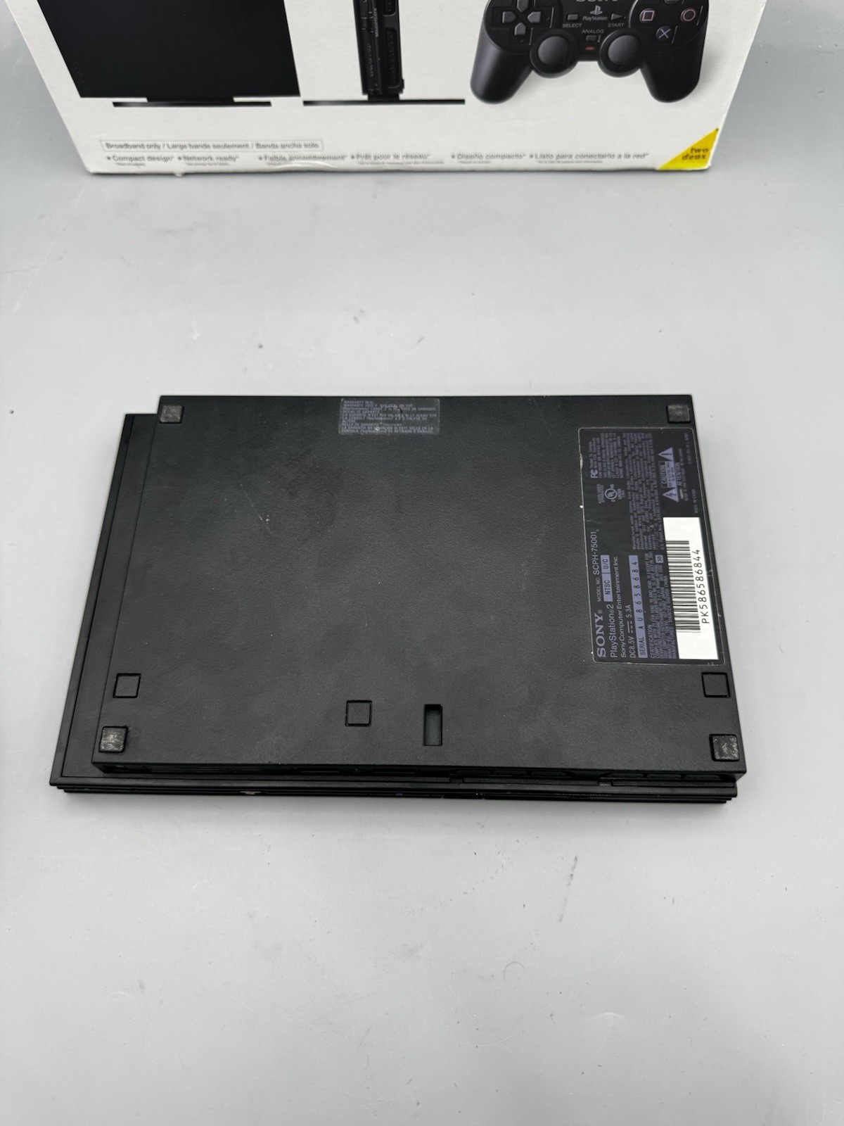 PlayStation 2 Slim Tested & Cleaned Complete In Box New Laser