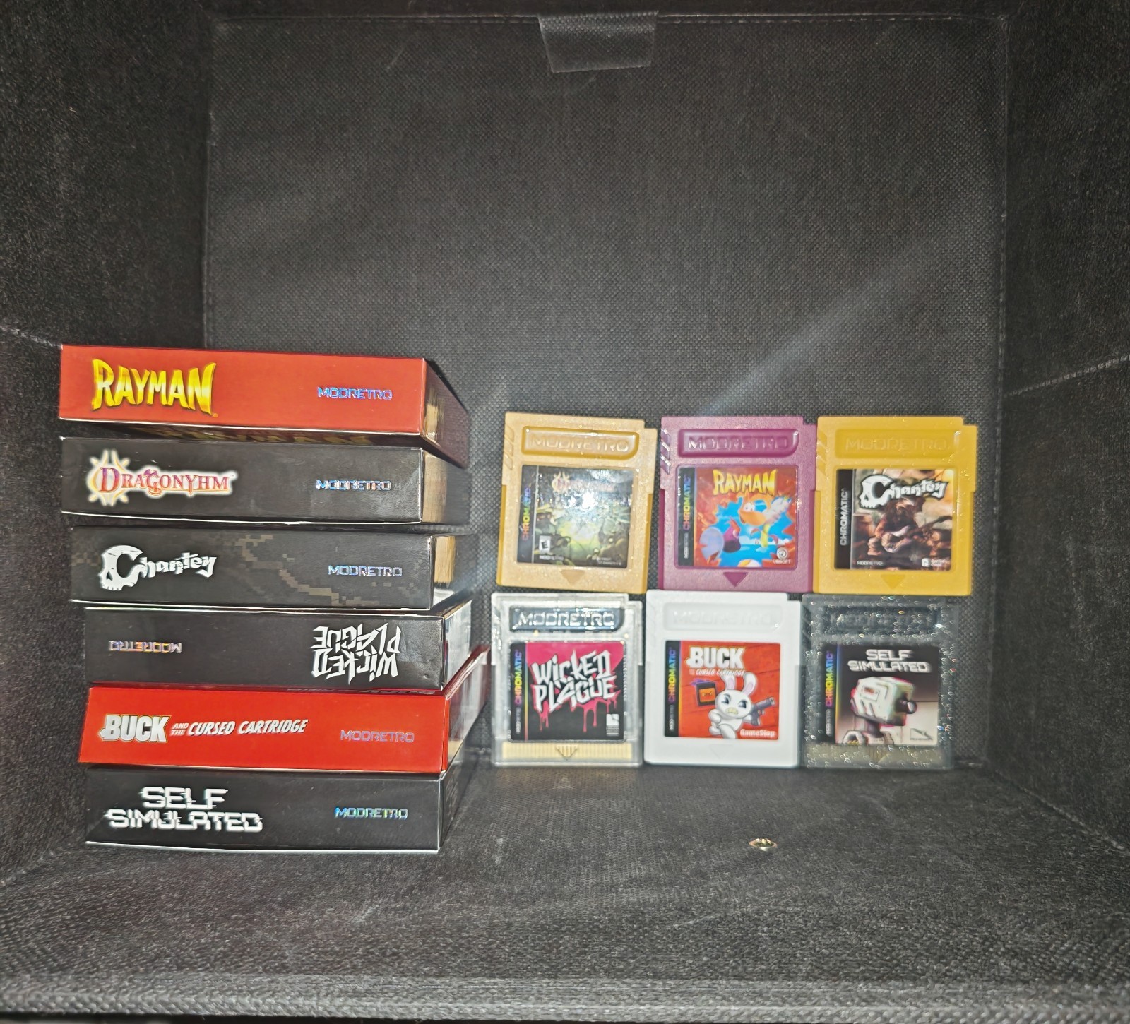 Mod Retro CHROMATIC – Volt Sapphire V2 CIB Ready To Play Starter Pack Pristine