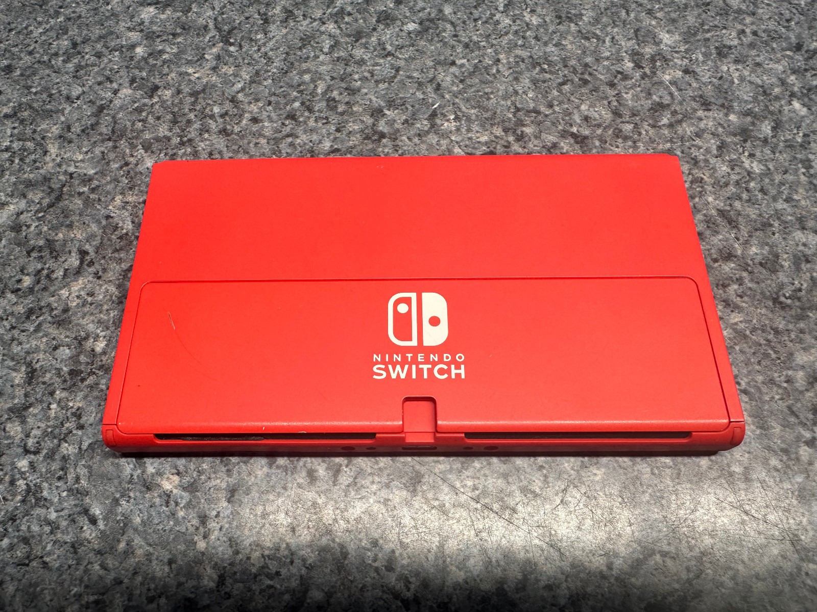 Nintendo – Switch 64GB OLED – Limited MARIO Red Handheld Console Tablet ONLY