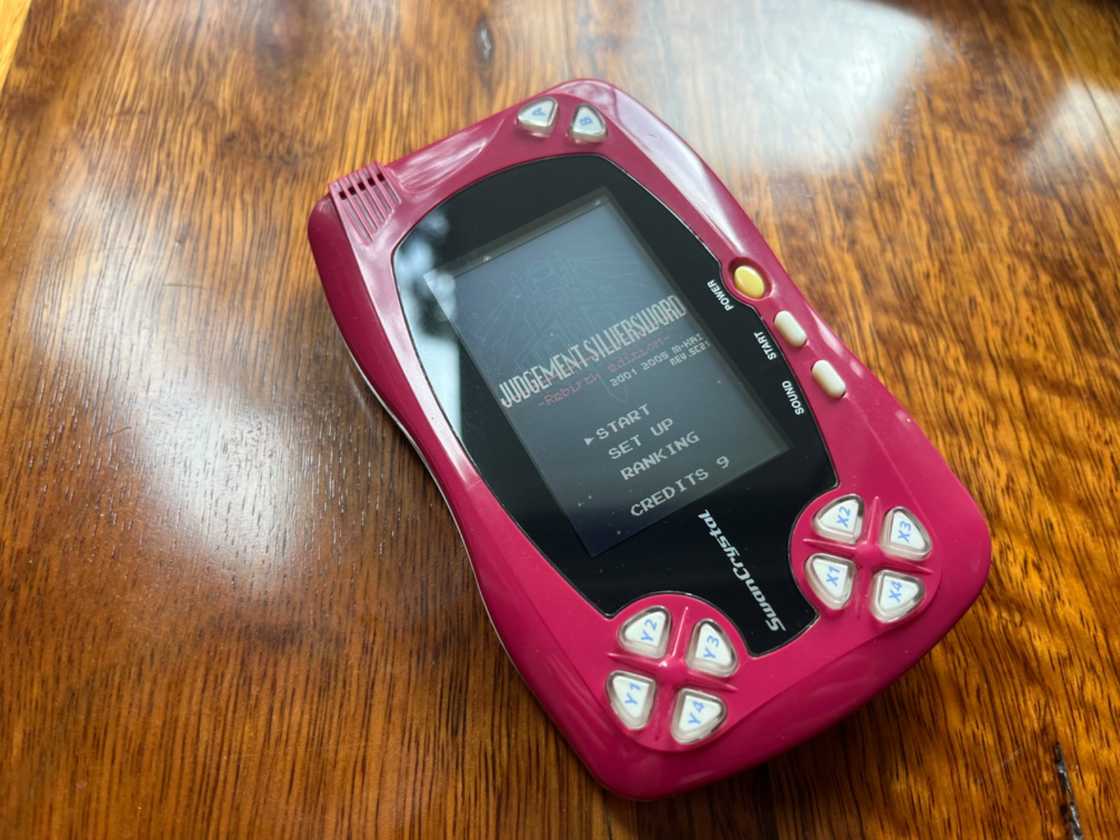 Bandai WonderSwan SwanCrystal console – Wine Red – NO SCRATCHES, CIB