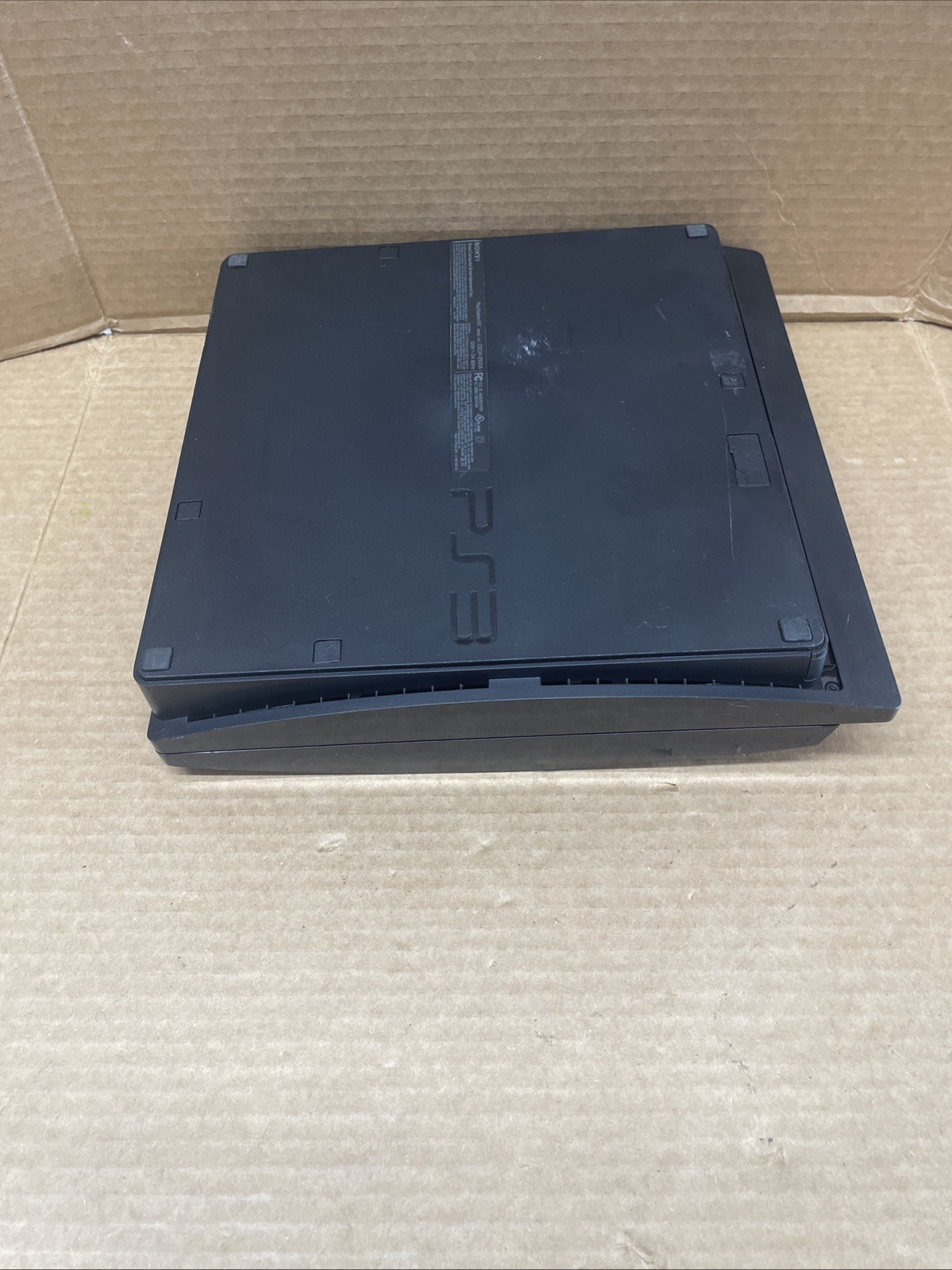 Sony PlayStation 3 Slim CECH-2501A Black Console HDMI Ethernet USB-A for Parts