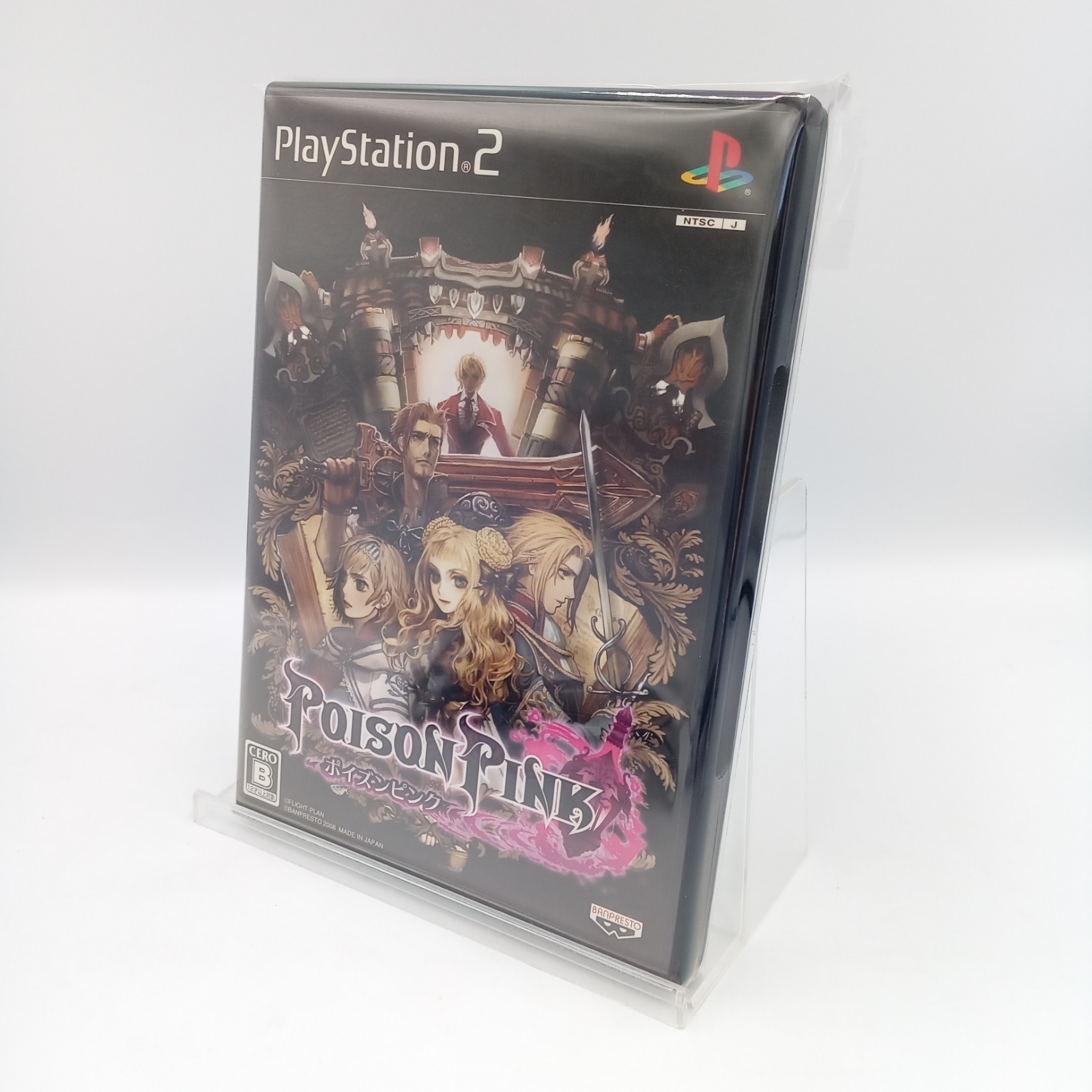 PS2 PlayStation 2 Console Sakura Pink SCPH-39000 Controller Pink Poison Japanese