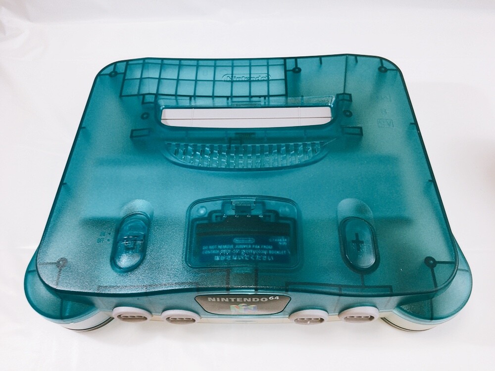 Nintendo 64 Home Console – Clear Blue, Boxed, Working Tested