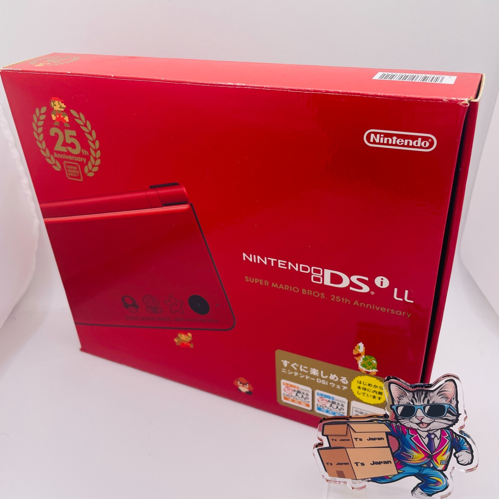 Nintendo DSi LL XL Red Console Super Mario 25th Anniversary Edition 2010 New