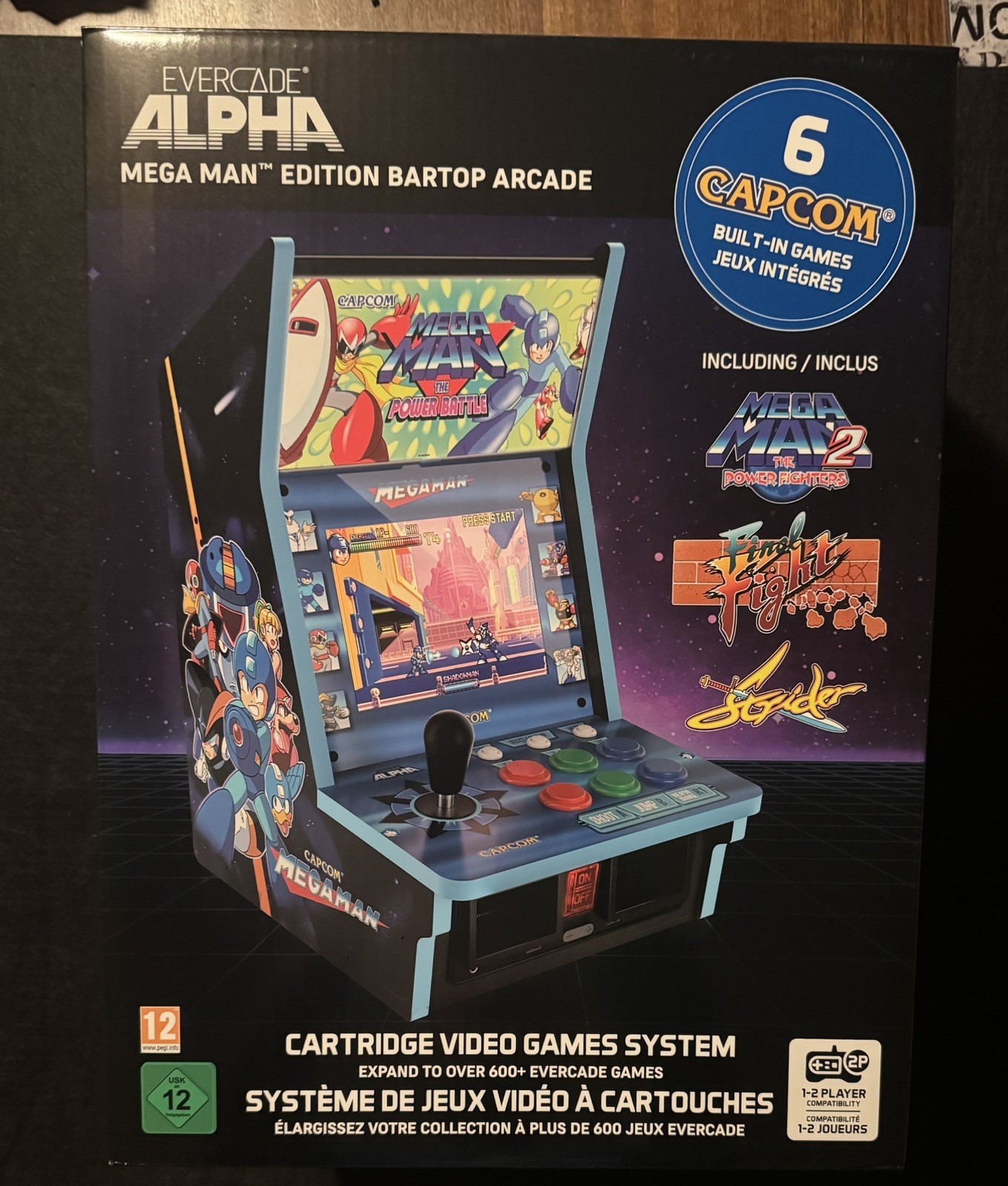 BLAZE EVERCADE ALPHA MEGA MAN™ BARTOP ARCADE RETRO MACHINE + CONSOLE + 26 GAMES