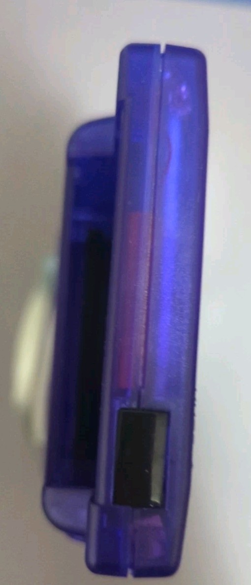 Nintendo clear blue Gameboy color with 2.45 in IPS screen