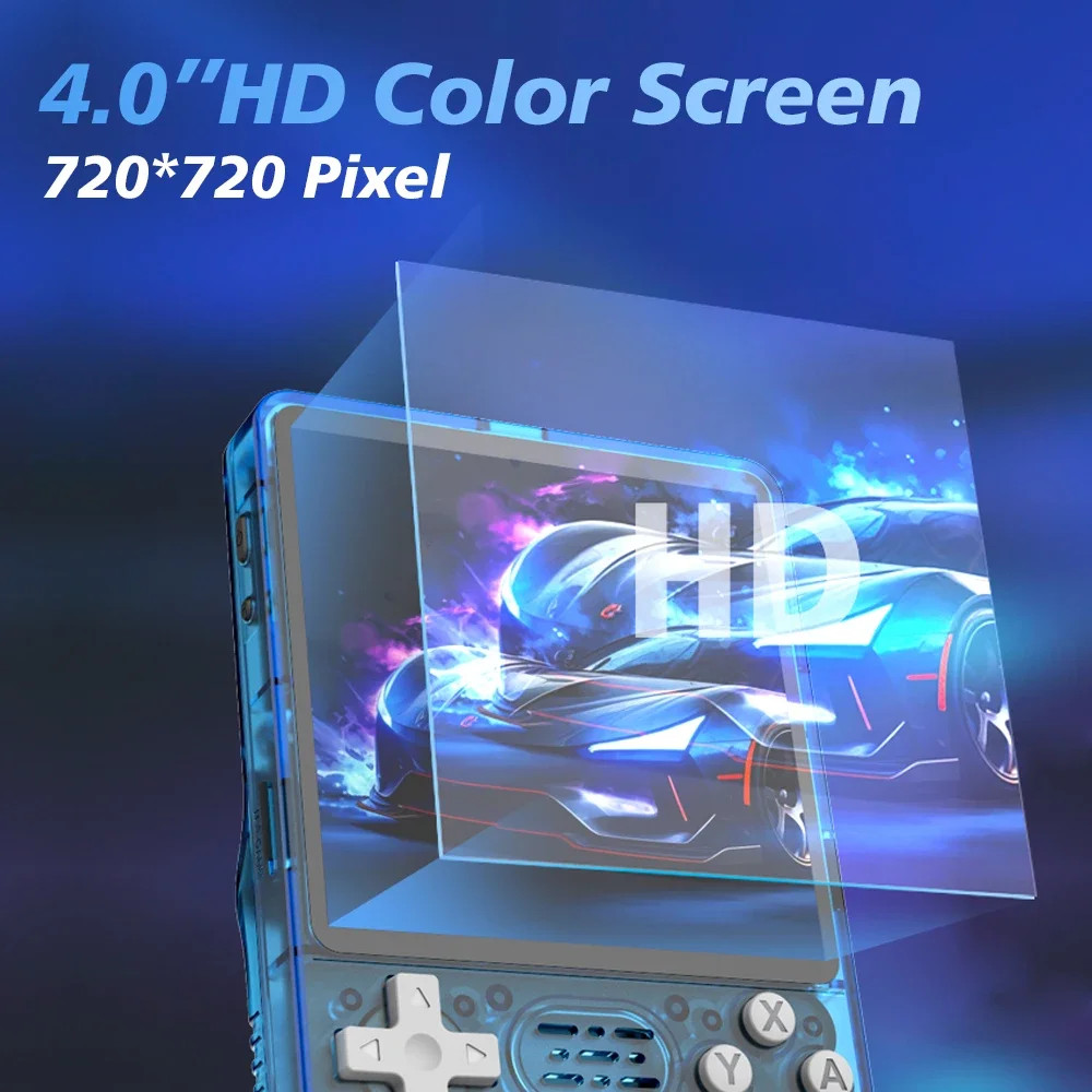 R36Plus Big Screen Linux OS Retro Game Console R36S plus 4.0Inch IPS Screen Wifi