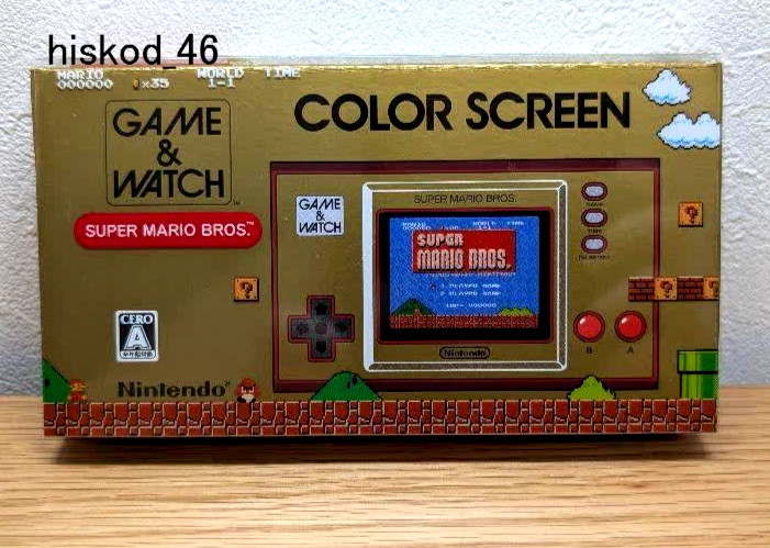 Nintendo Game & Watch Super Mario Bros Console 35th Anniversary Limited JPN New