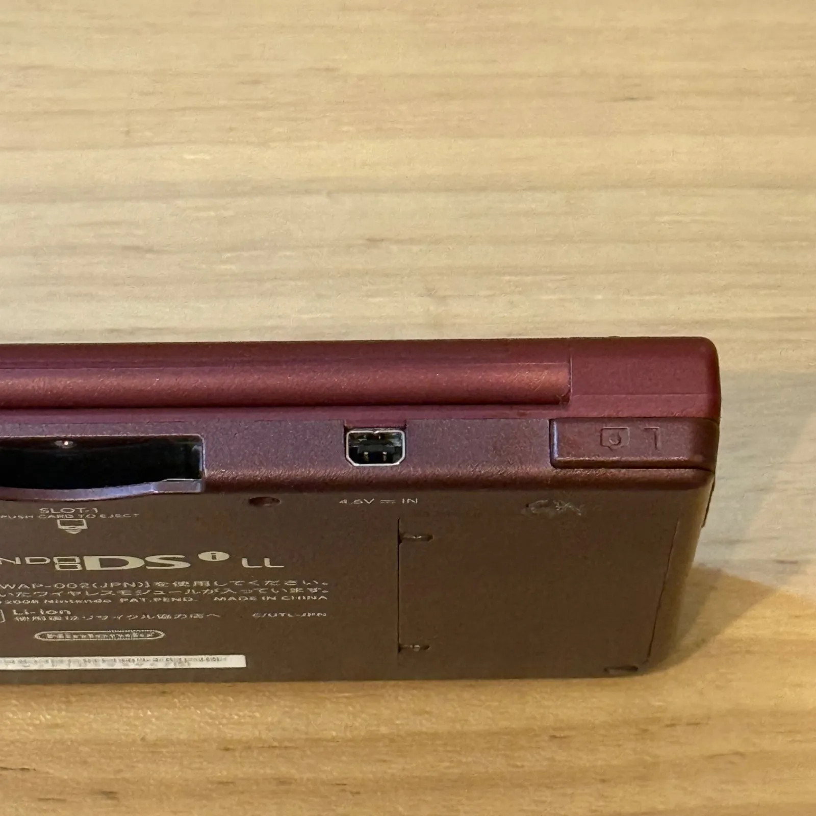 Nintendo DSi LL Wine Red Console Tested Working Region Free Stylus Included