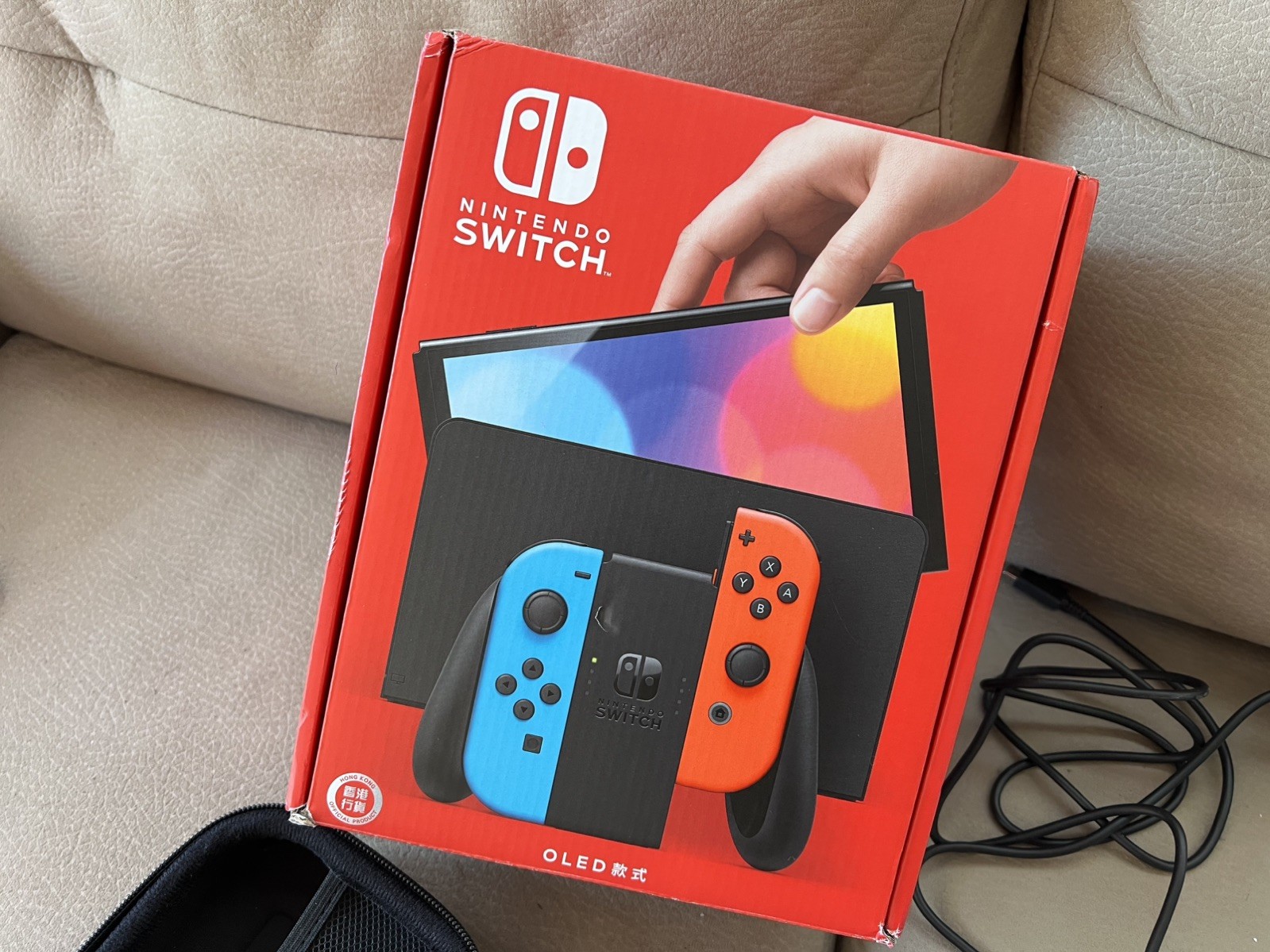 Nintendo Switch Oled with Accessories, 6 Months Life