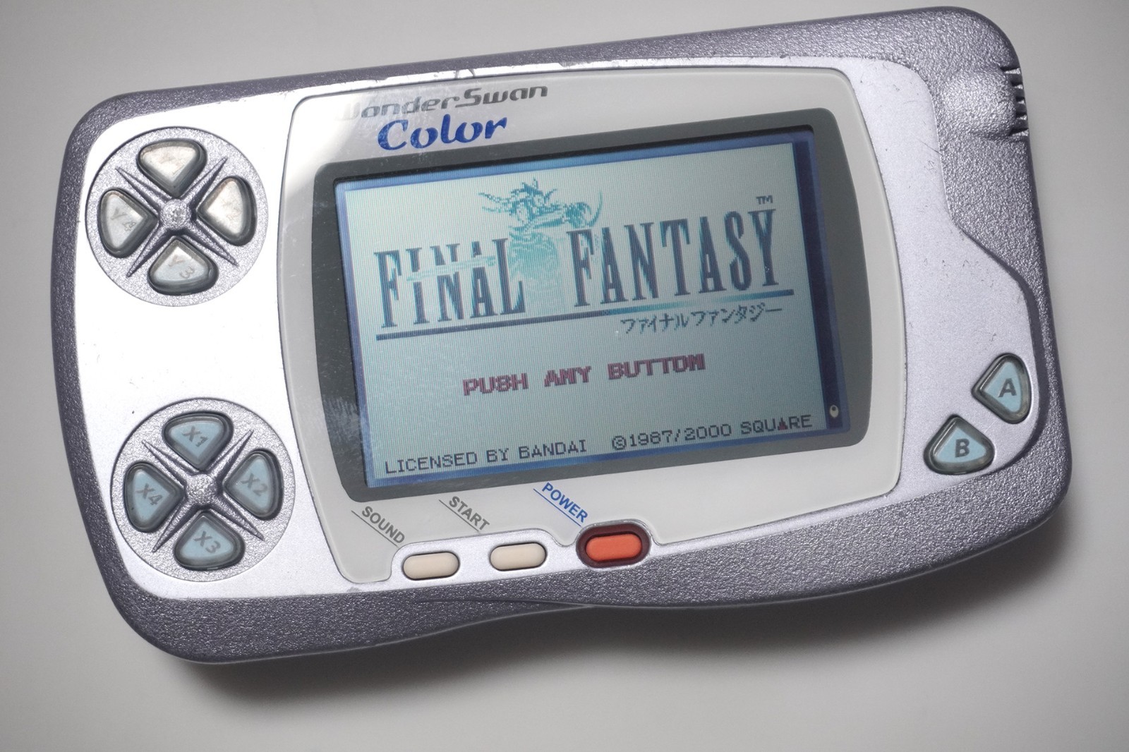 WonderSwan Color console pearl blue Japan system US Seller