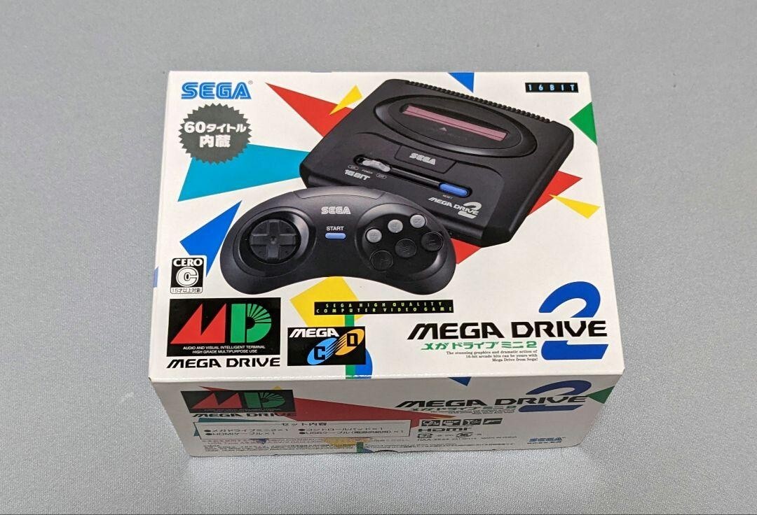 Sega Mega Drive mini 2 console　Japanese version　NEW