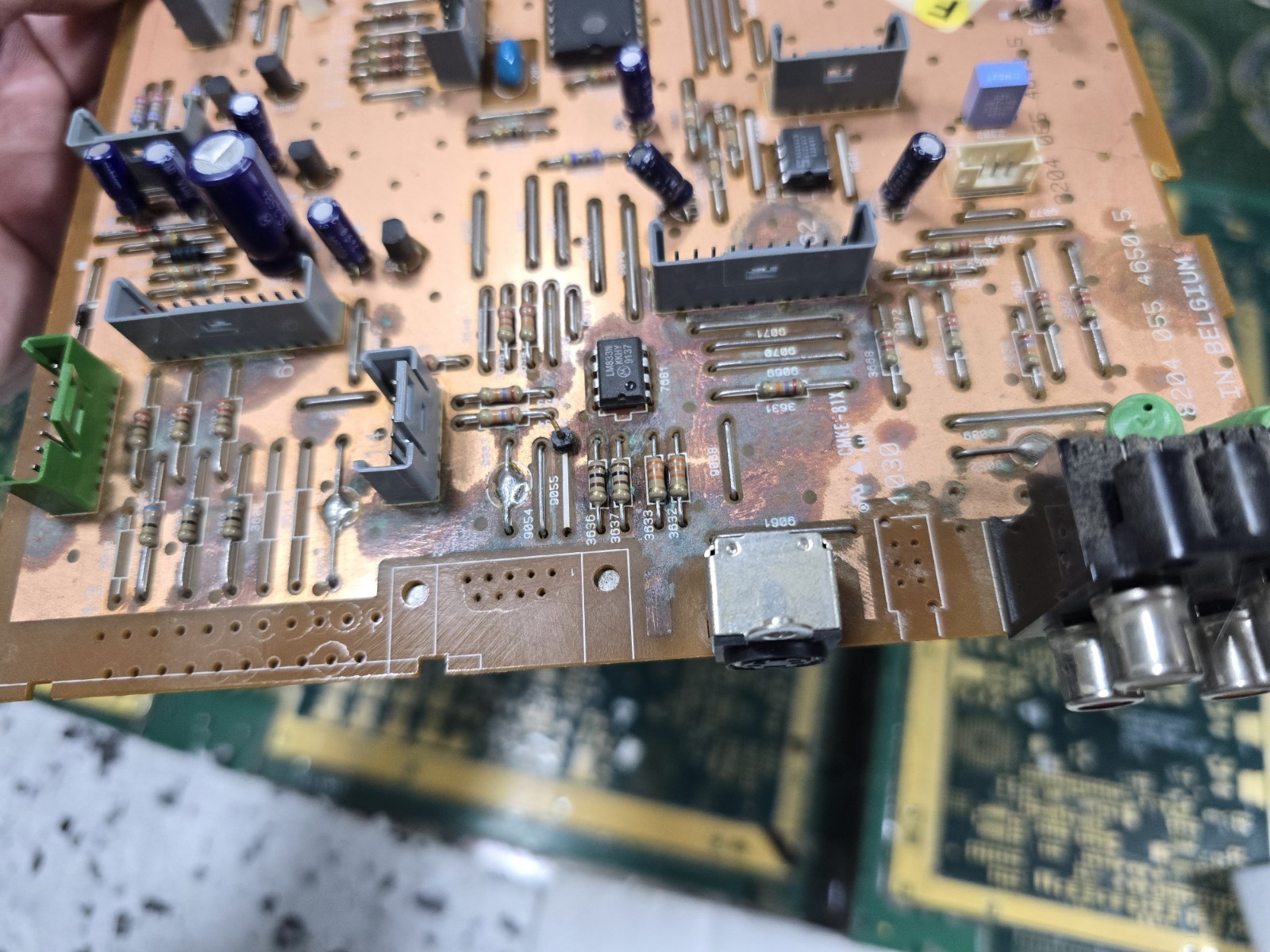 Philips CDI 910 EXACT CORROSION Motherboard-Not Tested-Intact-PARTS-READ ALL