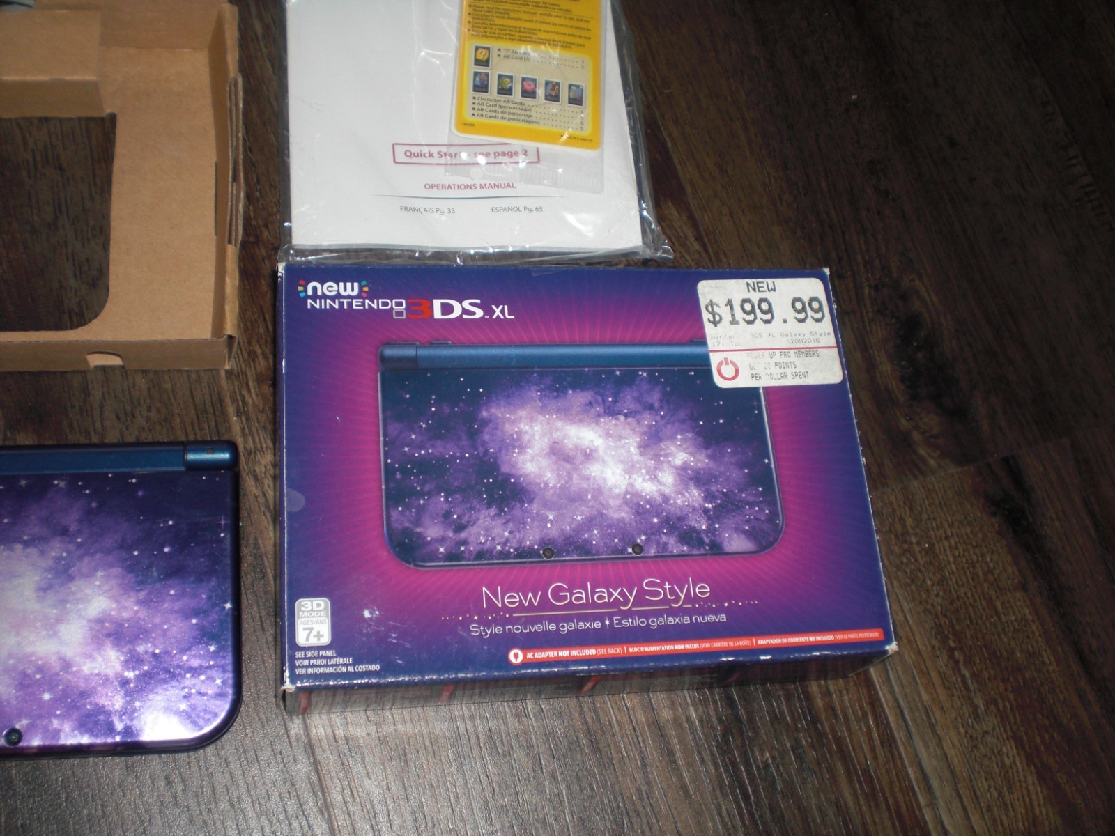 Nintendo New 3DS XL Galaxy Purple Console System 3DS DS 2DS COMPLETE CIB In Box