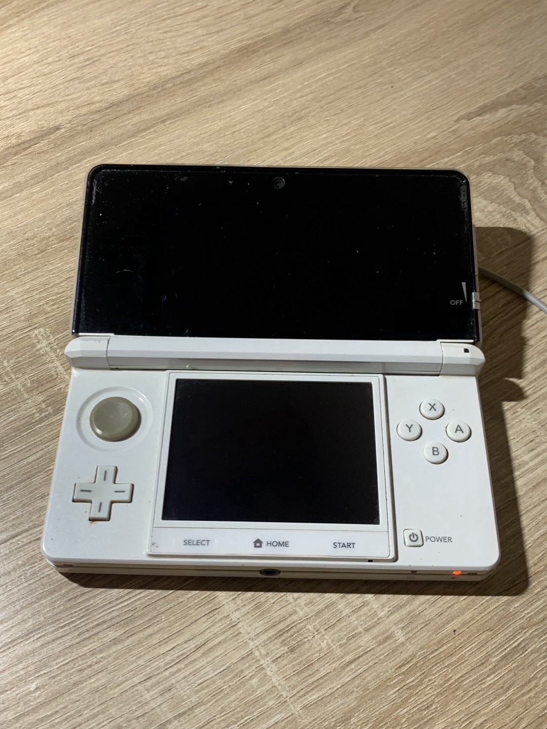 1445 Nintendo 3DS Ice White Normal TESTED