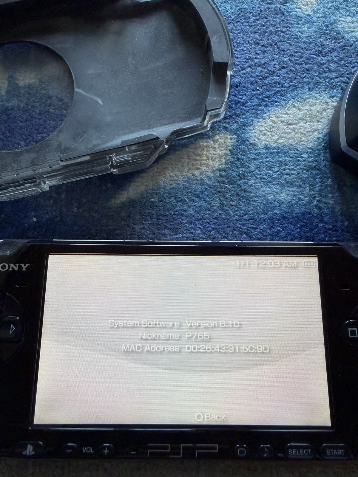 Sony PSP 3001 Console Bundle Cables Hard Shell Case Game Case 2gb SD Card WORKS!