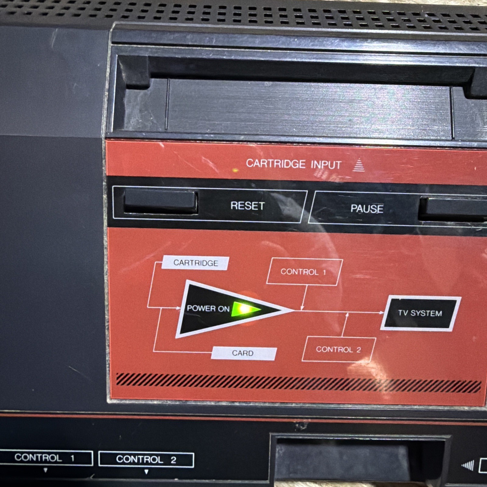 SEGA Master System Console With Auto Switcher Adapter OEM Power TESTED WORKING