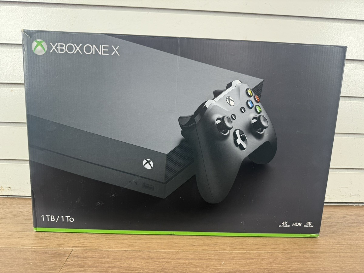 MICROSOFT XBOX ONE X – CONSOLE – 1TB – 1787 BLACK 1 CONTROLLER (WCP037901)