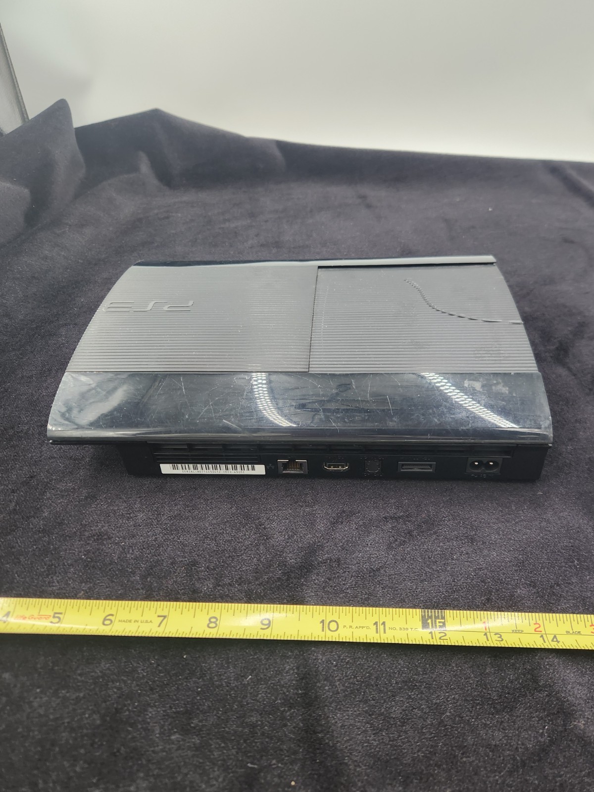 Sony Ps3 PlayStation 3 250GB Black Console System Missing Cords