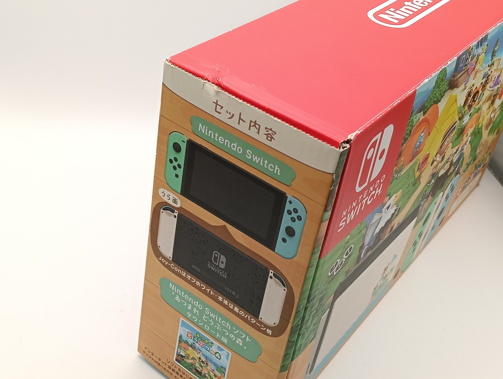 Nintendo Switch Animal Crossing Edition Console No Drift Joy-Con Fully Tested