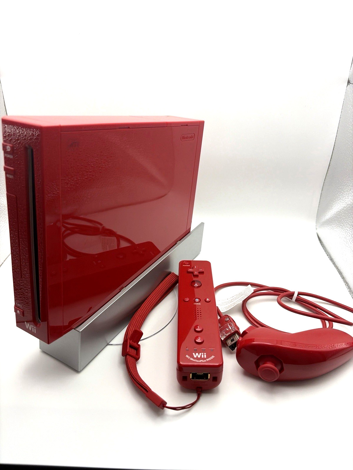 Nintendo Wii Super Mario Bros 25th Anniversary Red Console Set Japan