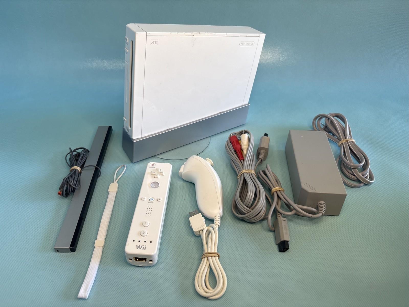 Nintendo Wii Console BUNDLE Controller Nunchuck Preloaded Games – TESTED WORK