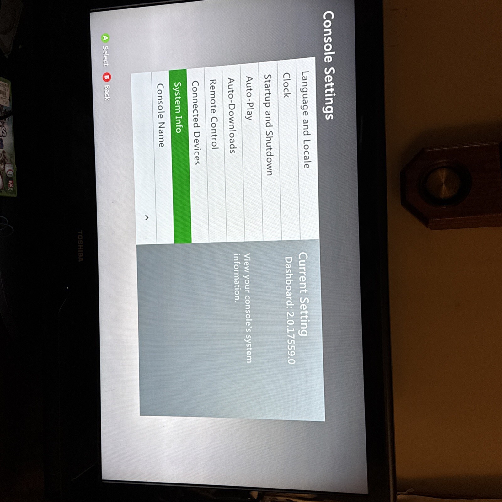 Microsoft Xbox 360 Core System White Console (BK:2.0.1888.0)