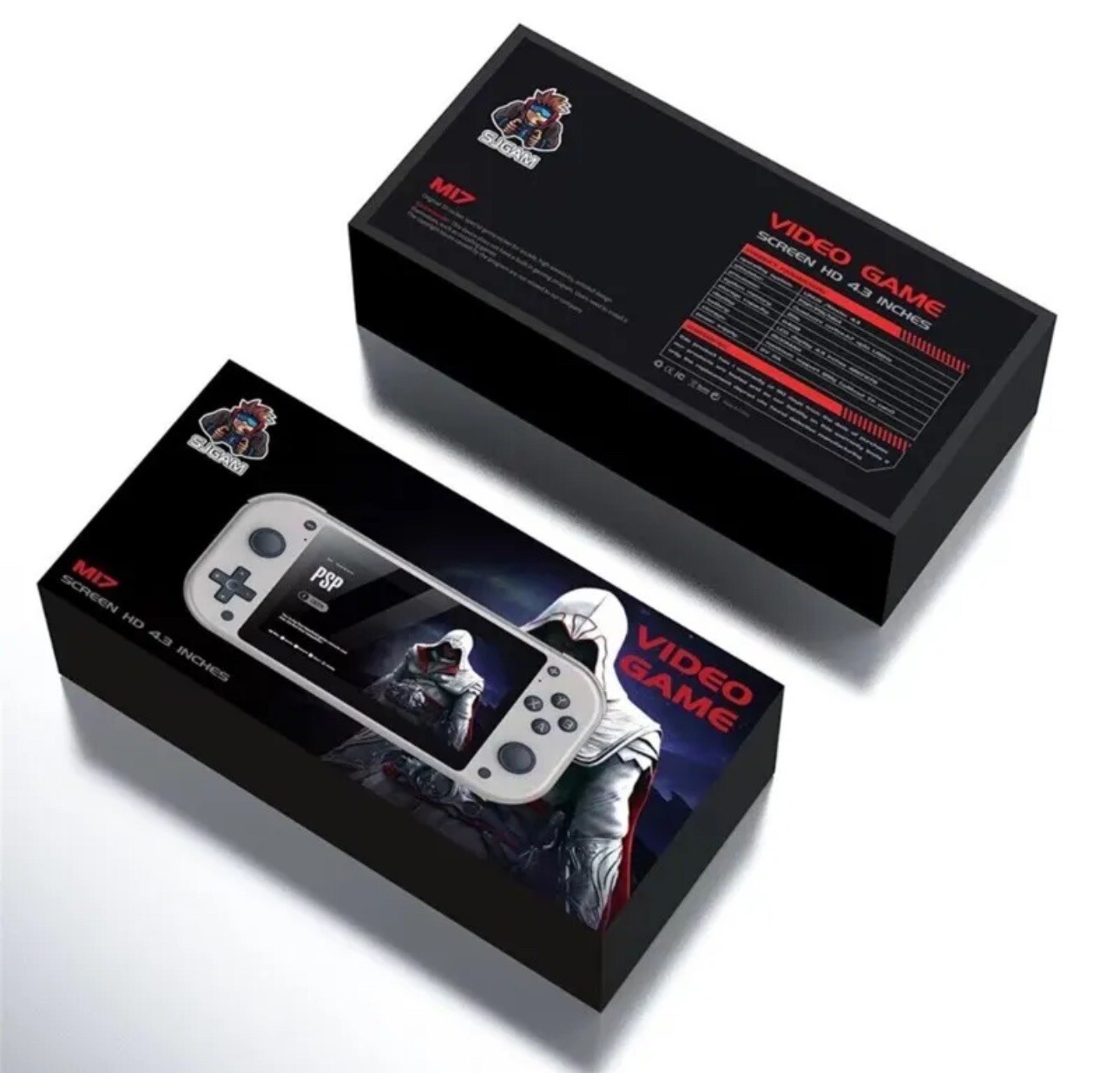 M17 Handheld Game Player Emuelec System 4.3 Inch LCD Screen Video Gaming Console
