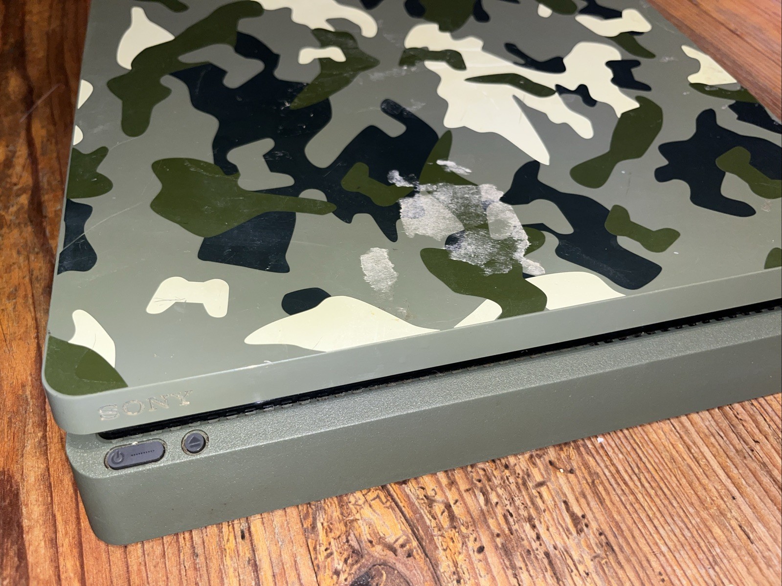 Sony PlayStation 4 PS4 Slim CAMO Console FOR PARTS Not Working