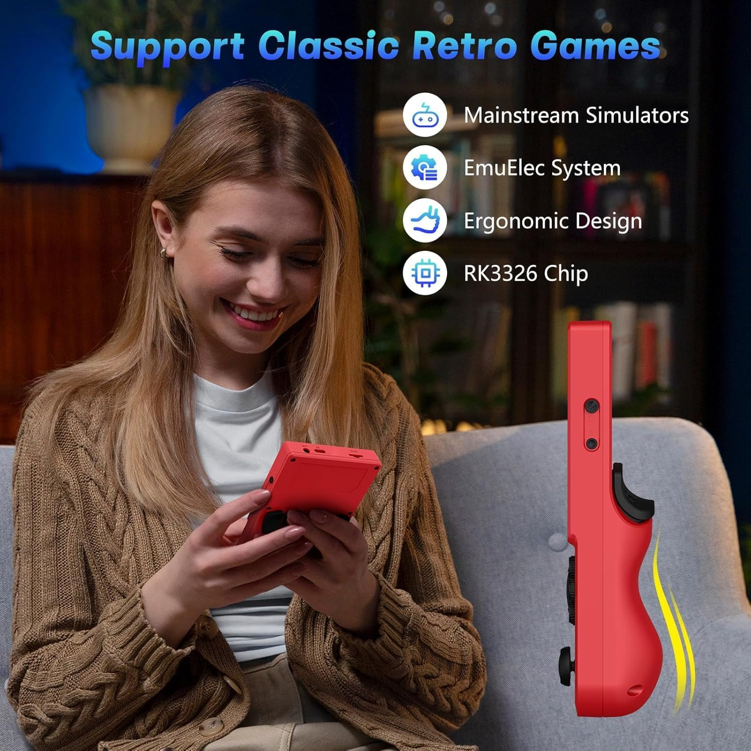 R36TMAX Retro Handheld Game Console, Portable Retro Gaming Console with 4.0” Crt