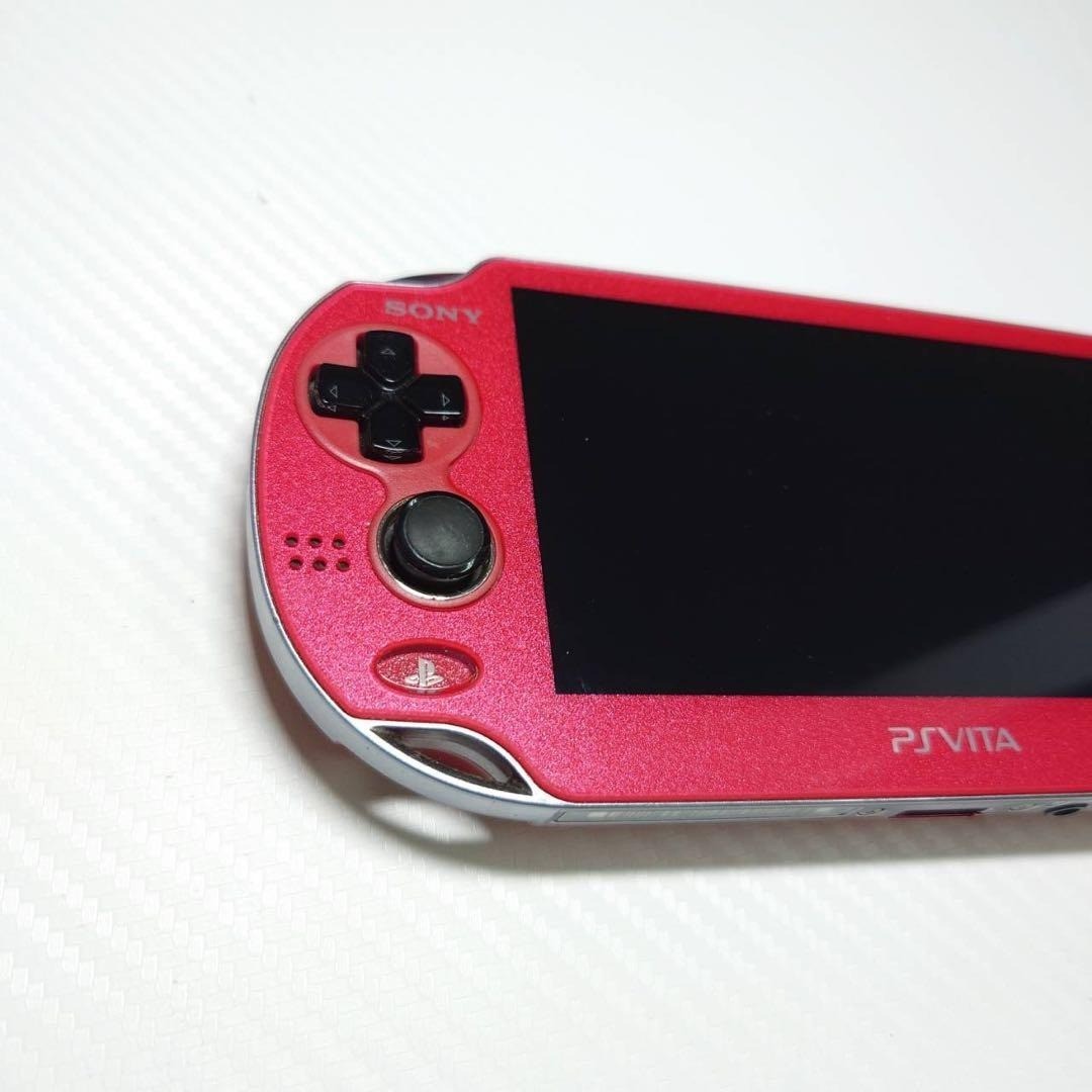 Sony PlayStation Vita PCH-1000 Cosmic Red Complete in Box Near Mint 7074