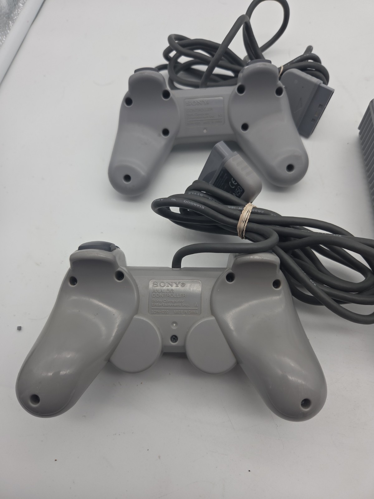 Sony PlayStation PS1 Console Only SCPH-7501 W/ 2 OEM controllers, AV Power Cord