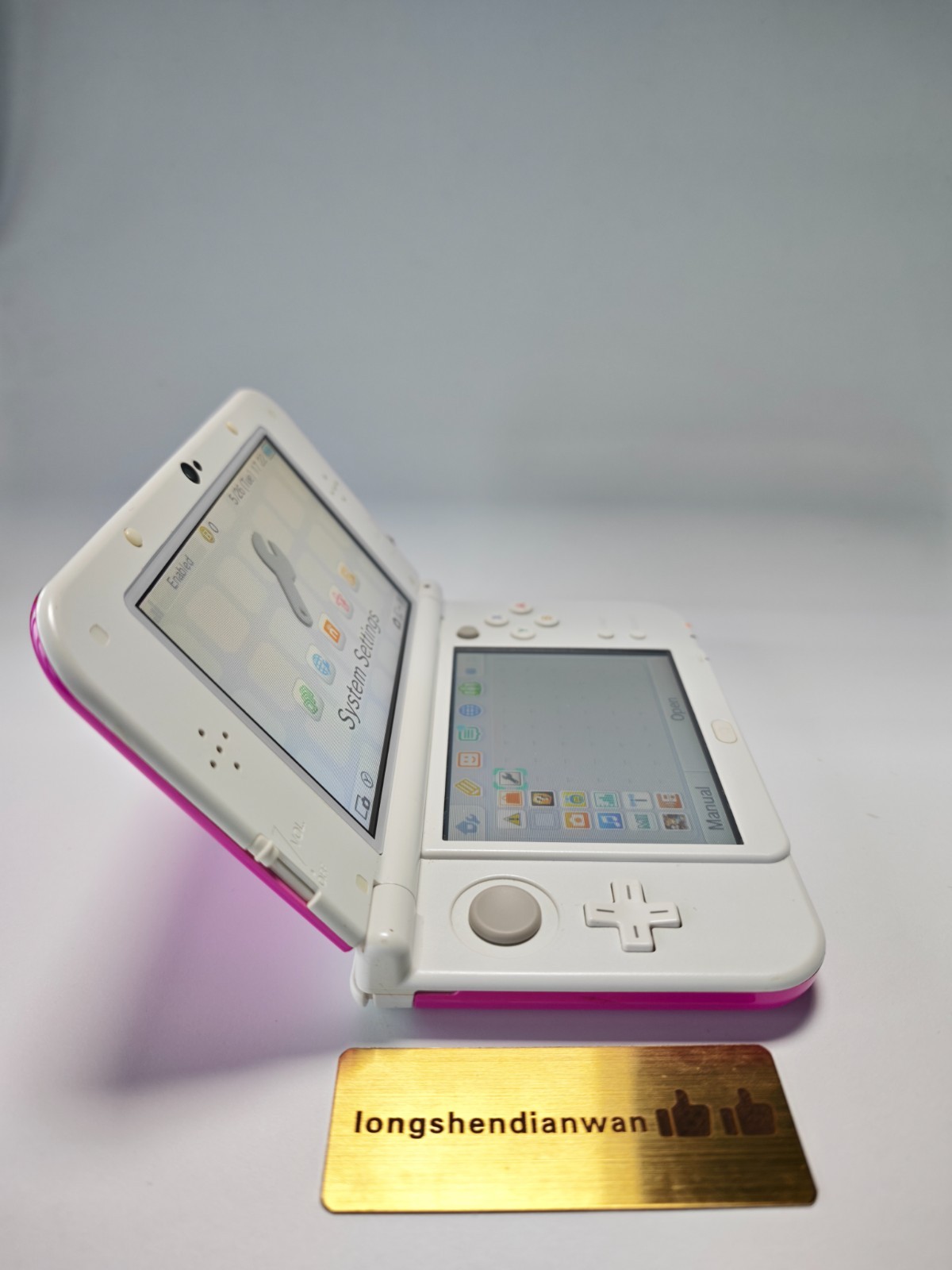 Nintendo pink Dual IPS screens New 3DSLL/XL game console used