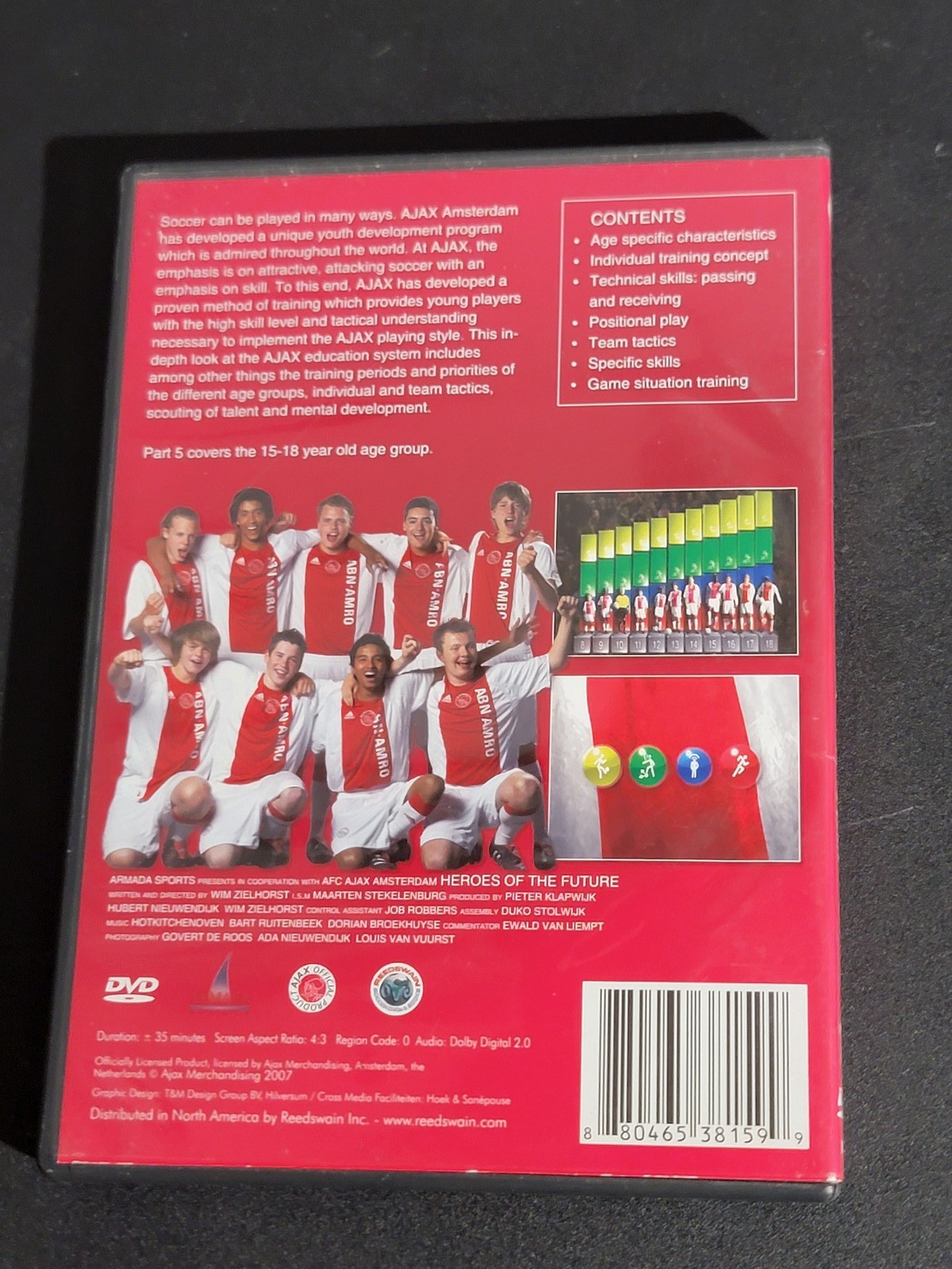 AJAX Heroes of the Future DVD Part 5 15-18 Years Old Training Soccer
