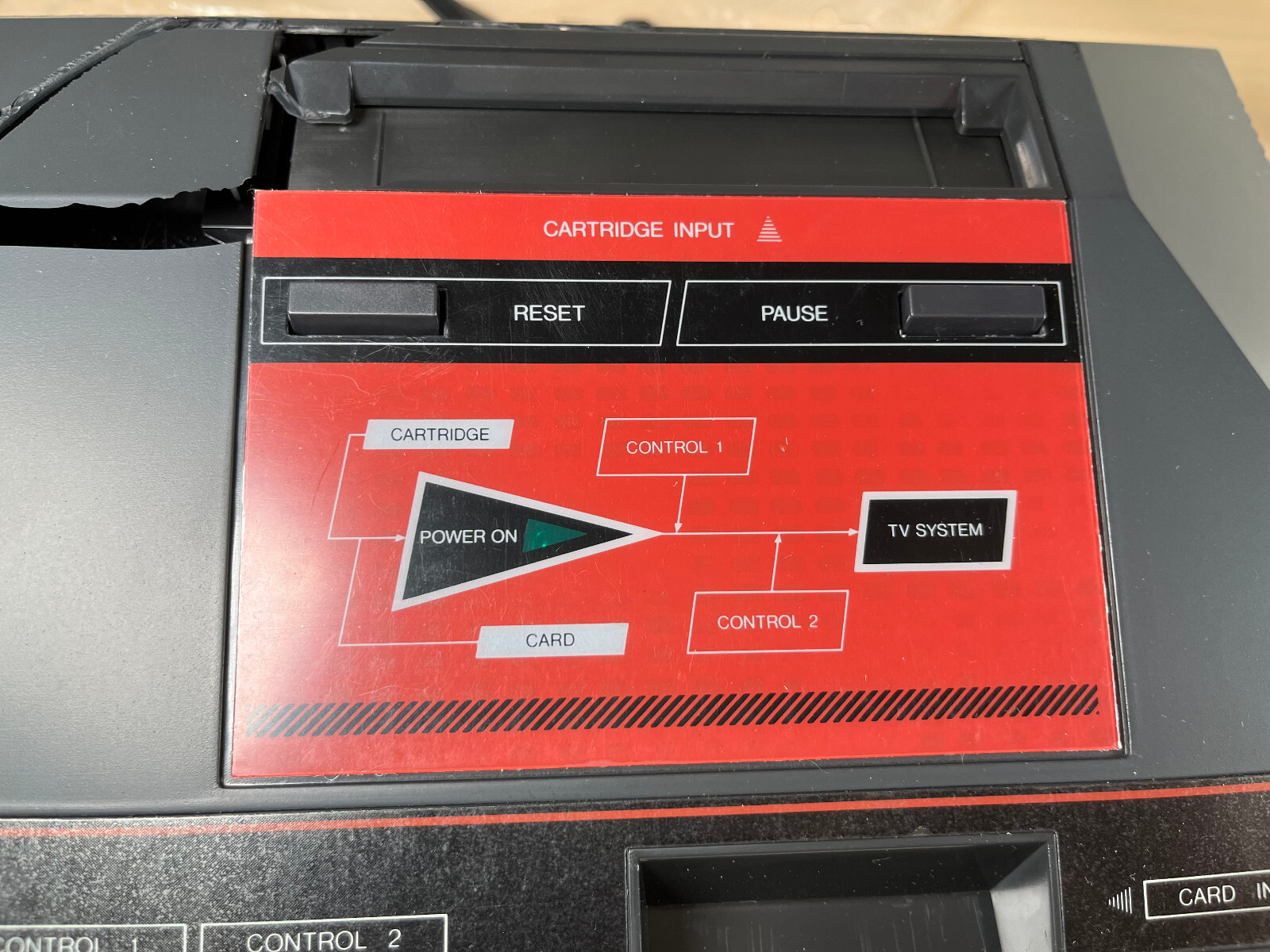 Cracked System – Sega Master System Game System Open Box