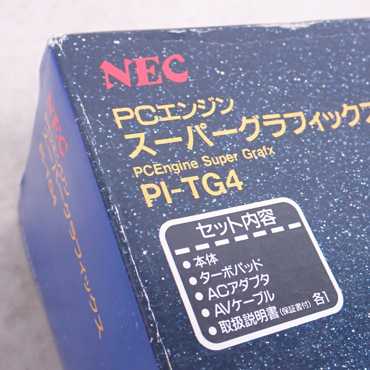 NEC PC Engine SUPER GRAFX Console PI-TG4 Japan Tested and Working