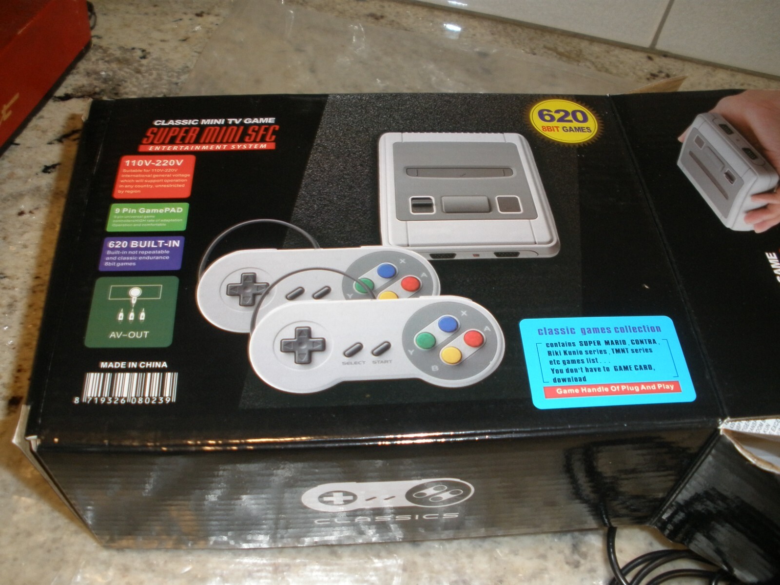 NEW CLASSIC MINI TV GAME SUPER MINI SFC IN BOX