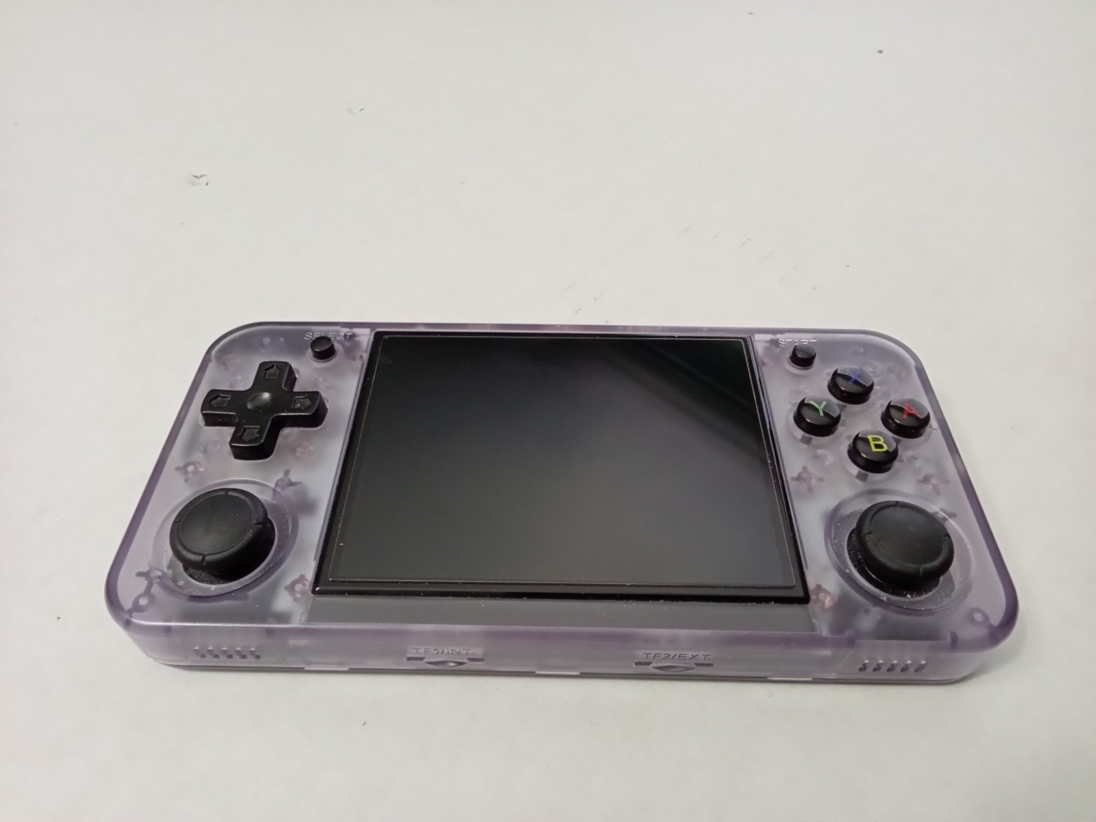 Anbernic RG35XX H Purple Handheld Game Console Linux (No SD Cards)