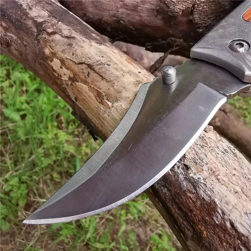 Folding Knife Tactical 8CR15 Mini EDC Pocket Utility Combat Knives for Camping O