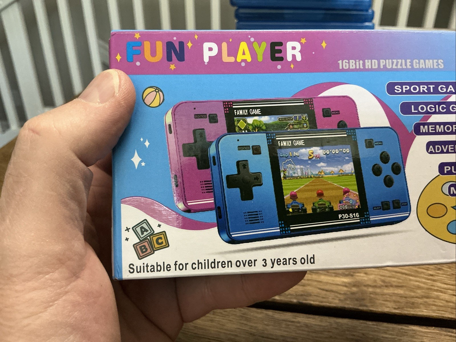 Handheld Game for Kids – 220 Preloaded Retro Video Games – Portable