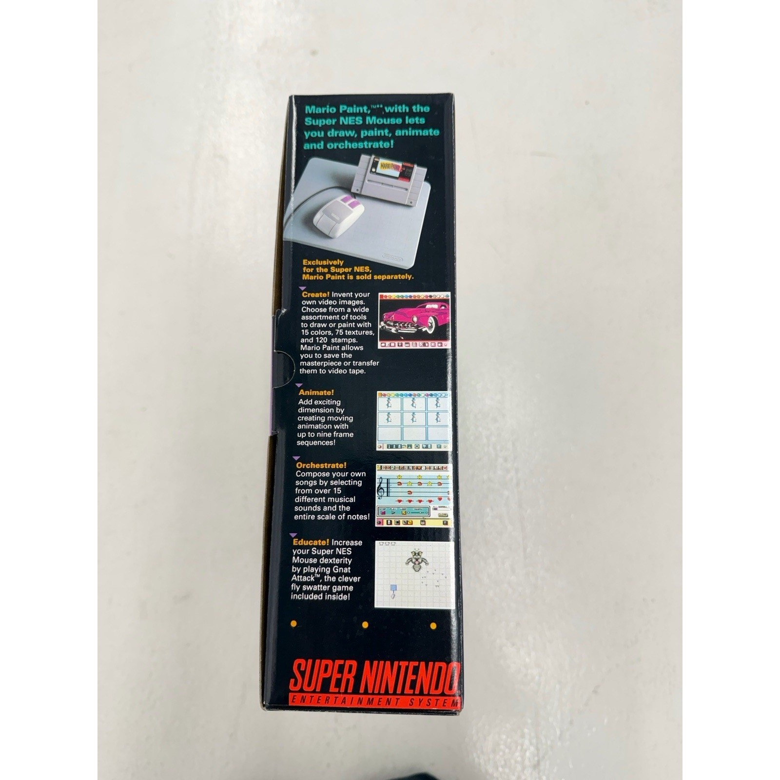 Super Nintendo SNES Control Set Console Complete w/ Box OEM SNS-001 Vintage Rare