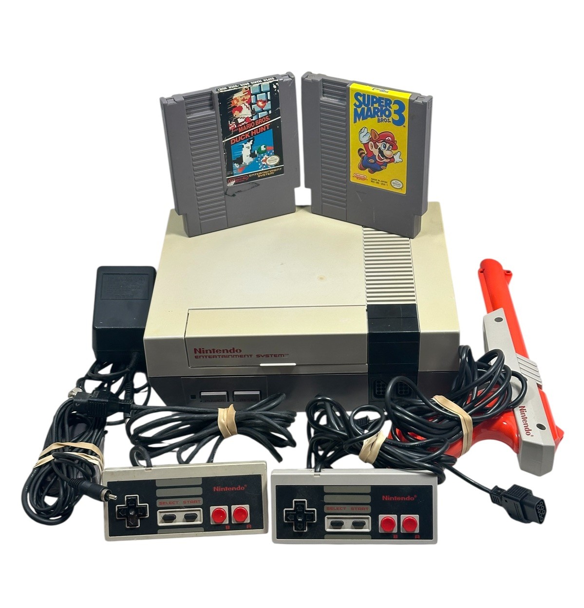 Nintendo Entertainment System NES-001 Console OEM Bundle – NEW 72 Pins – Tested