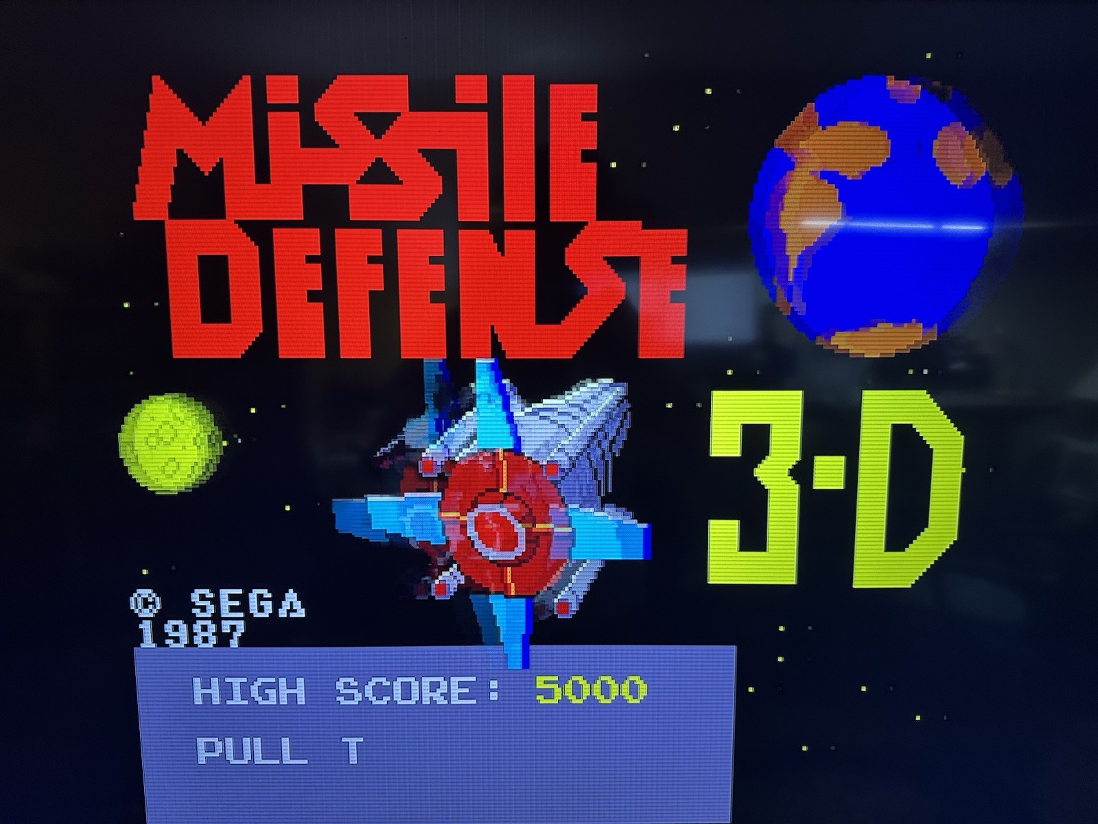 Sega Master System 1 Console, Cables, Built-In Missile Defense 3D C – Working!